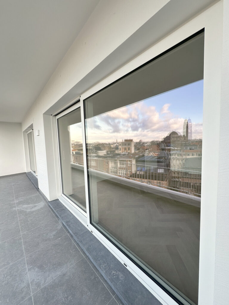 Dakterras van een penthouse in Antwerpen